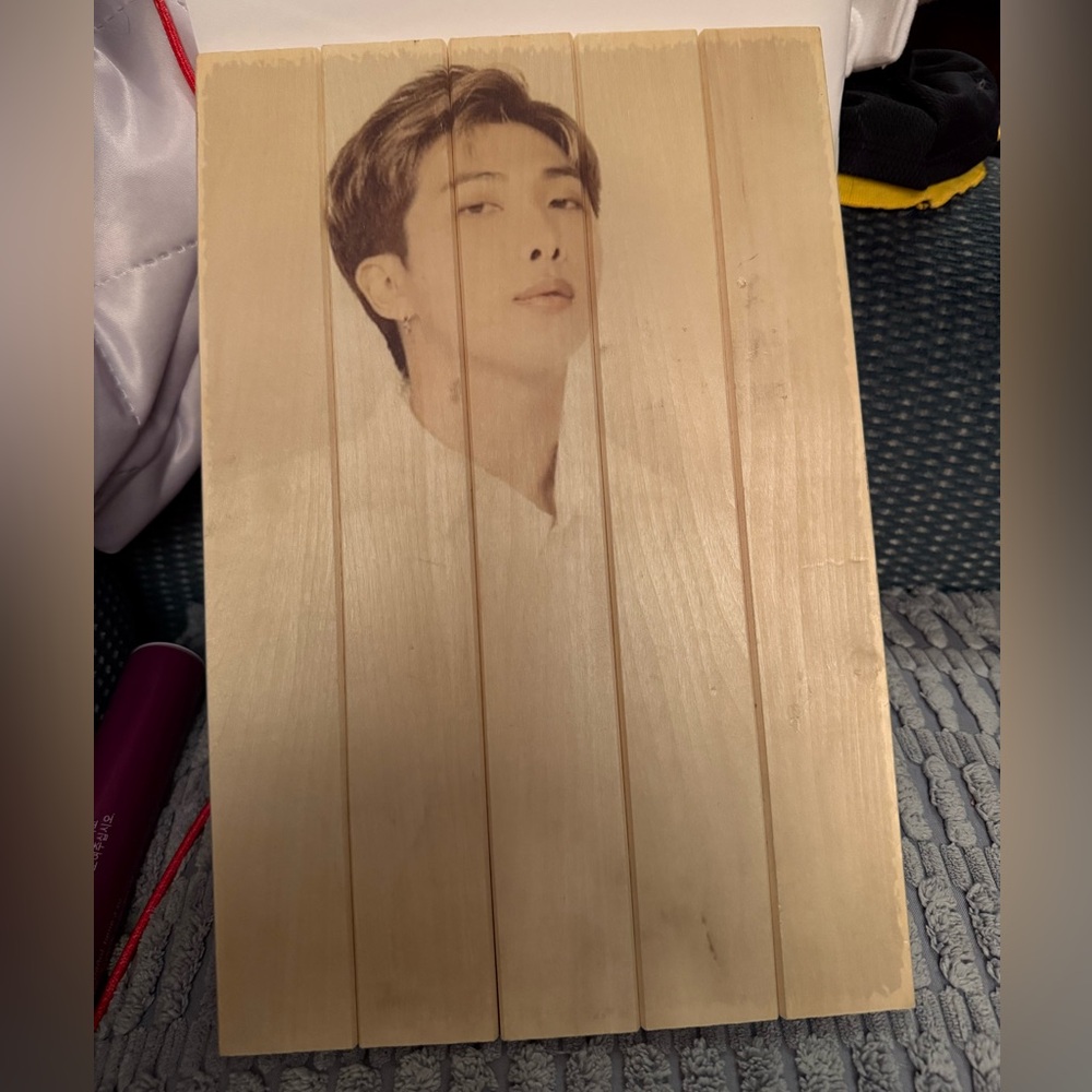 BTS RM Wooden Portrait Plaque
